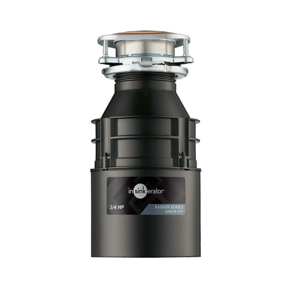 InSinkErator Badger 5XP, 3/4 HP Continuous Feed Kitchen Garbage Disposal, Badger Series