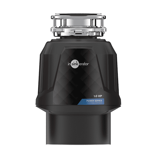 InSinkErator Contractor Power Series 1000 Garbage Disposal with Cord - 1 HP in Black - 79849K-ISE