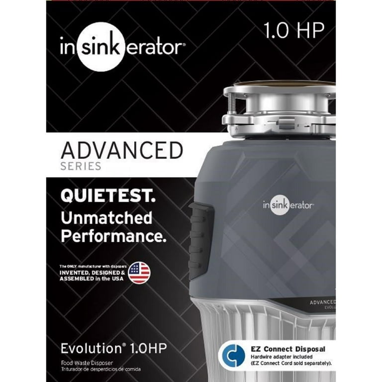 InSinkErator Evolution 1-HP Continuous Feed Noise Insulation Garbage Disposal