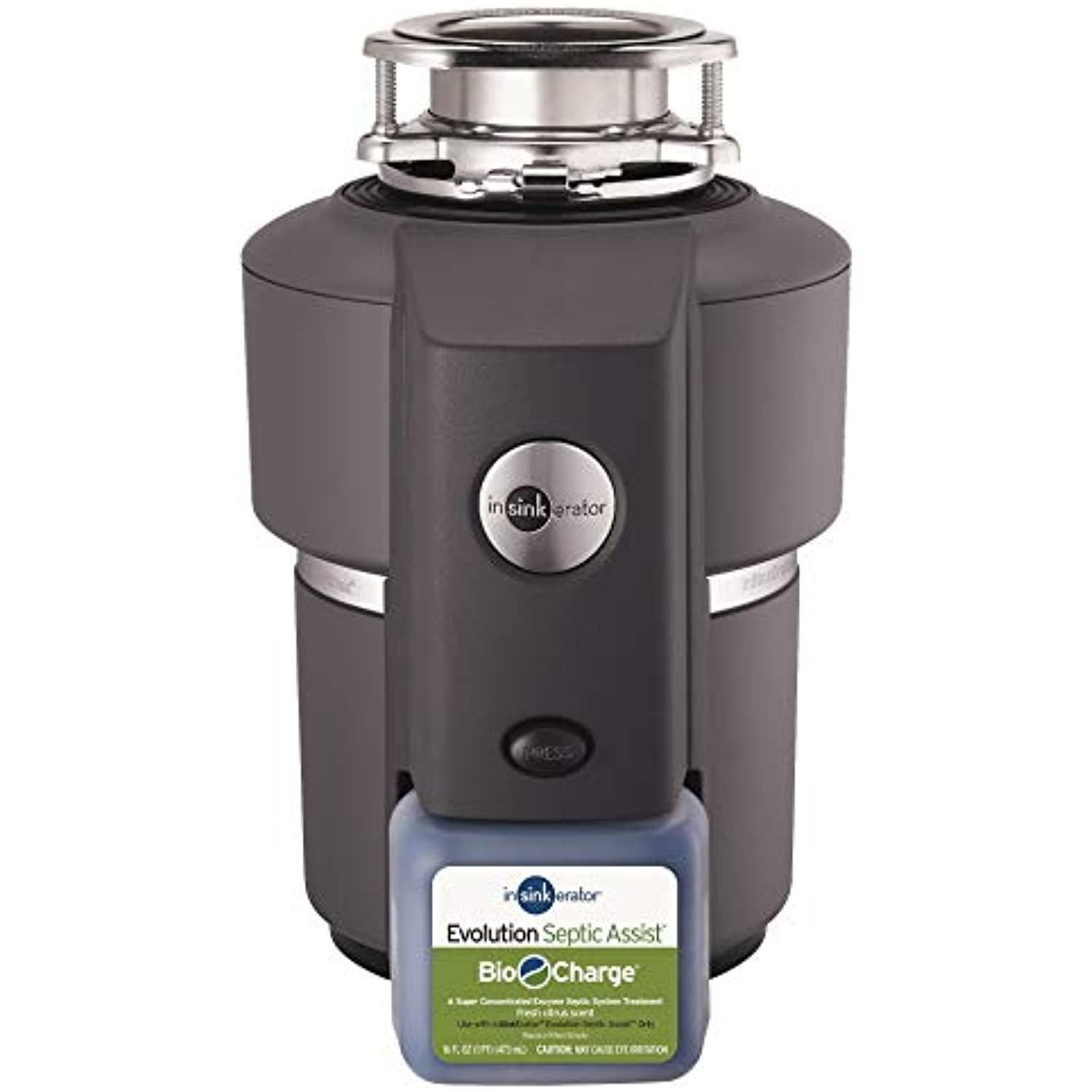 Evolution Septic Assist 3/4 HP Continuous Feed Garbage Disposal with Bio-Charge