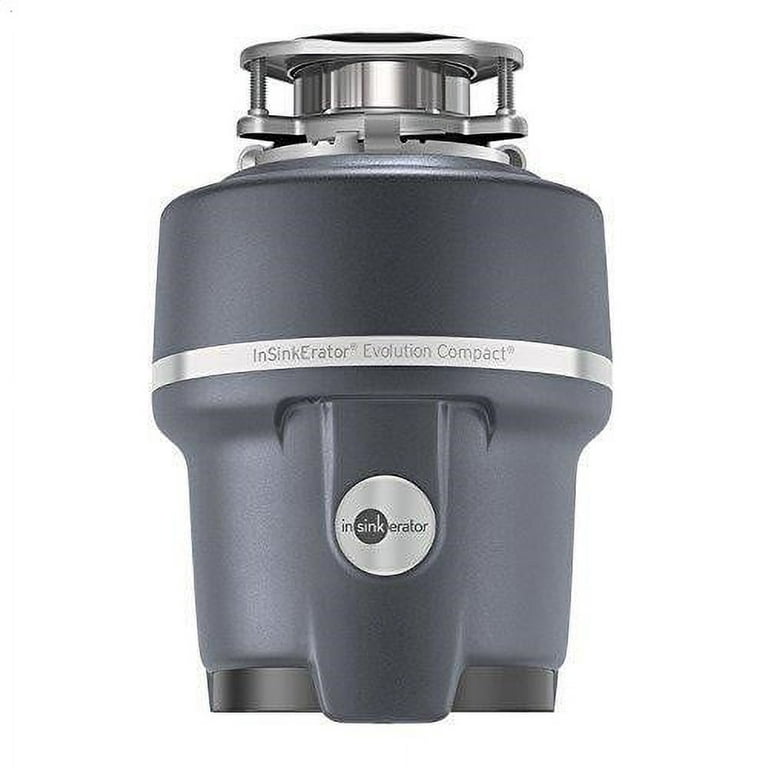 InSinkErator Garbage Disposal, Evolution Compact, 3/4 HP Continuous Feed