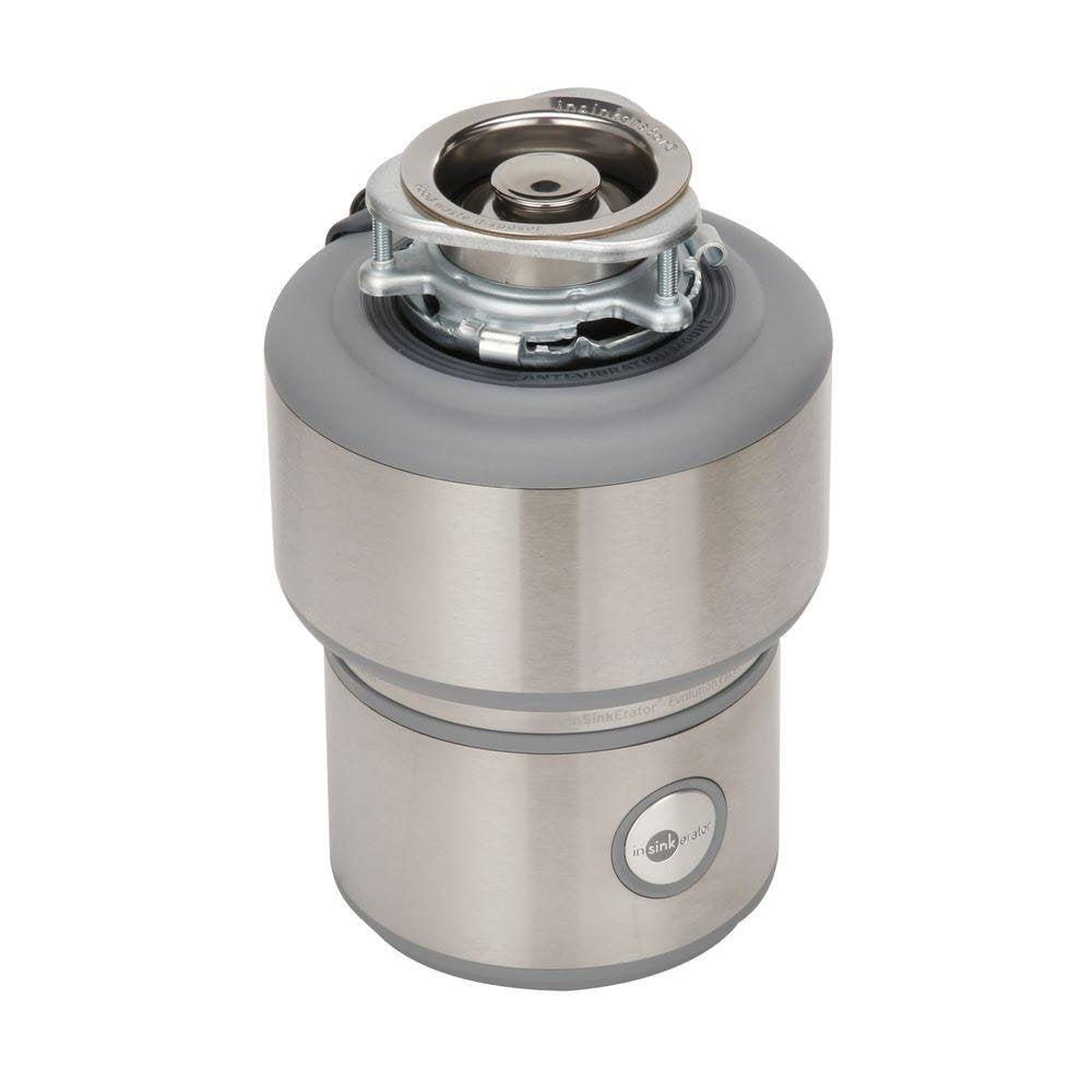 InSinkErator Garbage Disposal, Evolution Excel, Quiet Series, 1.0 HP Continuous Feed, Stainless