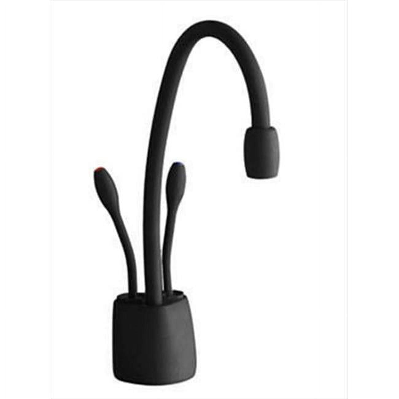 InSinkErator Indulge F-HC1100 Contemporary Instant Hot and Cold Faucet in Matte Black - 44252Y
