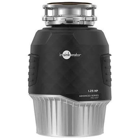 InSinkErator Advanced Series Pro 1250 Garbage Disposal, 1.25 HP with Cord in Black - 79853K-ISE