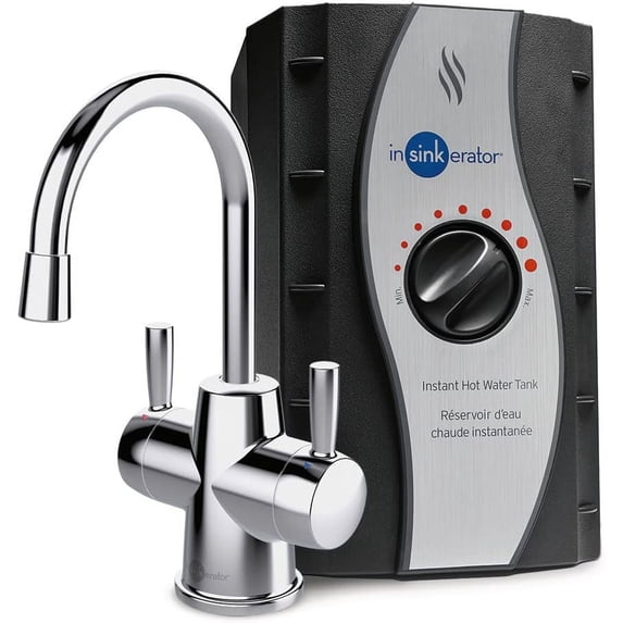 InSinkErator Stainless Steel / CHROME Tank - Hot/Cold Water System HC250C-SS