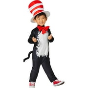 InSpirit Designs Dr. Seuss Toddler Cat in the Hat Costume  Officially Licensed  Toddler Costumes  Cosplay, 2X SM