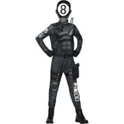 InSpirit Designs Fortnite 8-Ball Halloween Costume Male, Teen 14-17, Black