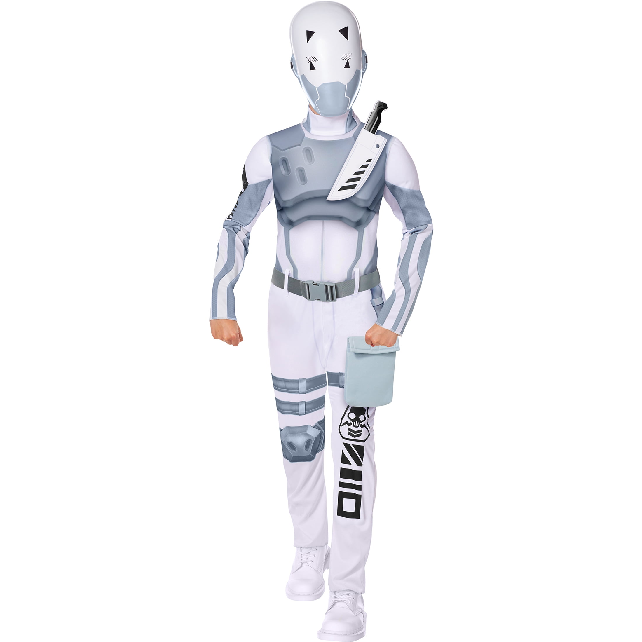 InSpirit Designs Fortnite Scratch Halloween Costume Male, Teen 14-17, White