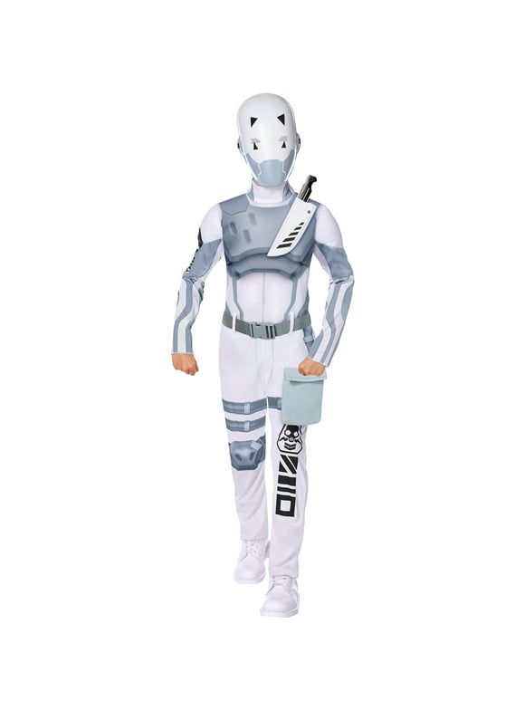 InSpirit Designs Fortnite Scratch Halloween Costume Male, Teen 14-17, White