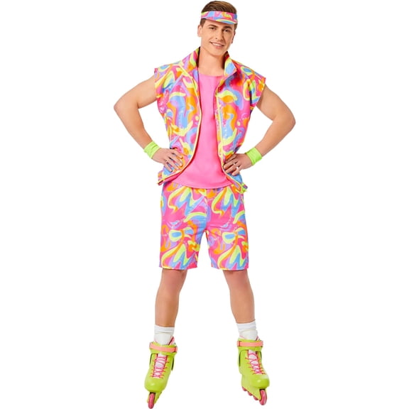 InSpirit Designs, LLC Barbie Movie Roller Blade Ken Adult Costume | X-Large Male