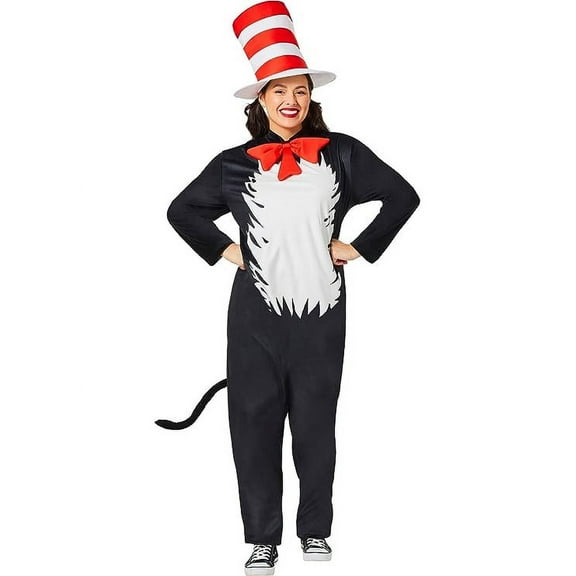 InSpirit Designs, LLC Dr Seuss Cat In The Hat Adult Costume | X-Large Unisex