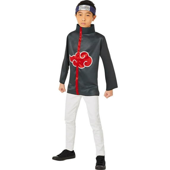 InSpirit Designs, LLC Naruto Akatsuki Costume Kit Child | X-Large Male