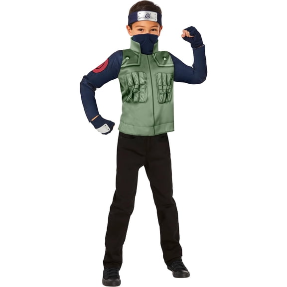InSpirit Designs, LLC Naruto Kakashi Costume Kit Child | X-Large Male