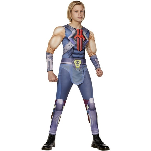 InSpirit Designs Masters of the Universe He-Man Halloween Fantasy Costume Male, Child 4-10, Blue