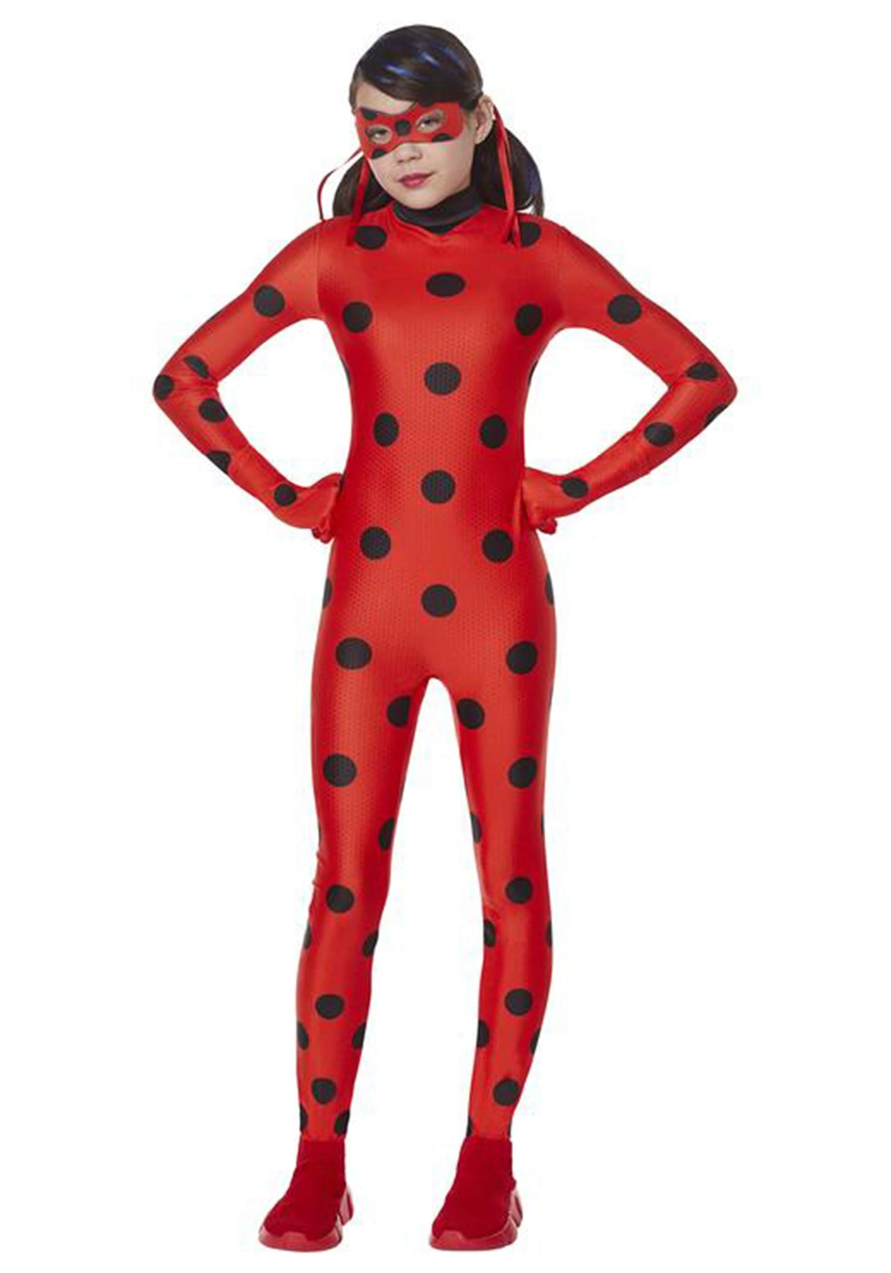 Miraculous girls female Ladybug Dress Up Set with Yoyo, color