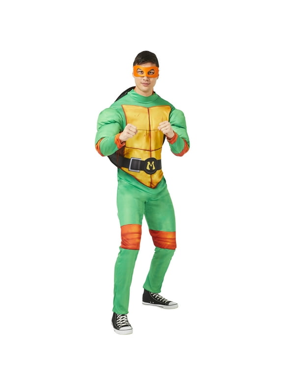 InSpirit Designs Teenage Mutant Ninja Turtles Michelangelo Halloween Costume Male, Adult 18-64, Green