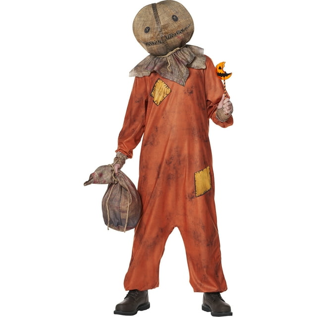 Inspirit Designs Trick R Treat Sam Halloween Scary Costume Male Adult 18 64 Orange 