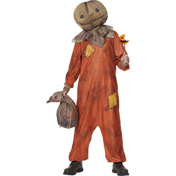 InSpirit Designs Trick 'r Treat Sam Halloween Scary Costume Male, Adult 18-64, Orange