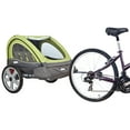 thumbnail image 1 of InStep Sierra Double Bicycle Trailer, 16 inch wheels, folding frame, green, 1 of 5