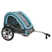 InStep Take 2 Double Trailer Bicycle-Color:Light Blue/Gray,Style:Child Trailer