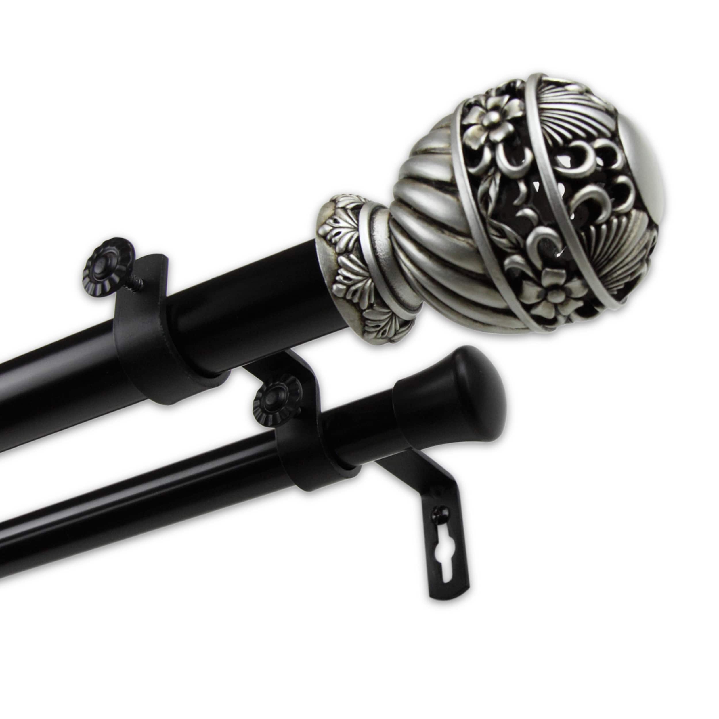 Two Tone Drapery Rods InStyleDesign 1