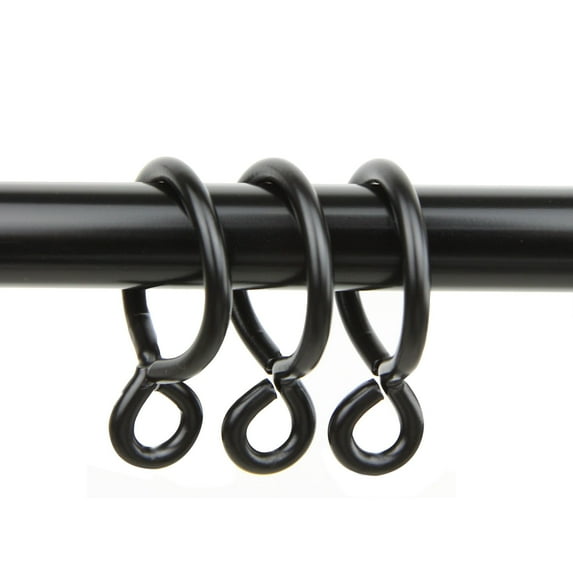 InStyleDesign 10 Curtain Eyelet Rings 1 inch - n/a Mahogany Bronze Finish, Brown Finish