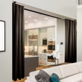 thumbnail image 1 of InStyleDesign  108"H Extra Wide Room Divider Curtain with Grommet (1 Panel) Taupe 150w x 108h, 1 of 5