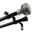 thumbnail image 1 of InStyleDesign  13/16" Two Tone Ornate Collection Double Curtain Rod Helena Finial 84, 1 of 4