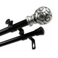 thumbnail image 1 of InStyleDesign  13/16" Two Tone Ornate Collection Double Curtain Rod Lux Finial 170, 1 of 4