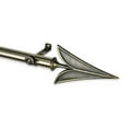 thumbnail image 1 of InStyleDesign  Alpha 120 to 170-inch Adjustable Curtain Rod - 120 to 170 inch Antique Brass Brass Finish, Antique, 1 of 5