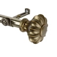 thumbnail image 1 of InStyleDesign  Amor Adjustable Antique Brass Curtain Rod Set 28 to 48 inches, 1 of 3