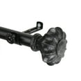 thumbnail image 1 of InStyleDesign  Amor Adjustable Black Curtain Rod Set 66 to 120 inch, 1 of 3