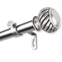 InStyleDesign  Barta 1 inch Diameter Adjustable Curtain Rod