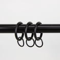 thumbnail image 1 of InStyleDesign  Black 1 inch Curtain Rings (Pack of 10) - n/a, 1 of 1