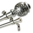 thumbnail image 1 of InStyleDesign  Cascade 1 inch Diameter Adjustable Double Curtain Rod, 1 of 4