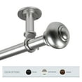 thumbnail image 1 of InStyleDesign  Coiled 1 inch Diameter Ceiling Curtain Rod/ Room Divider satin nickel 48 to 84 inches Silver Finish, 1 of 4