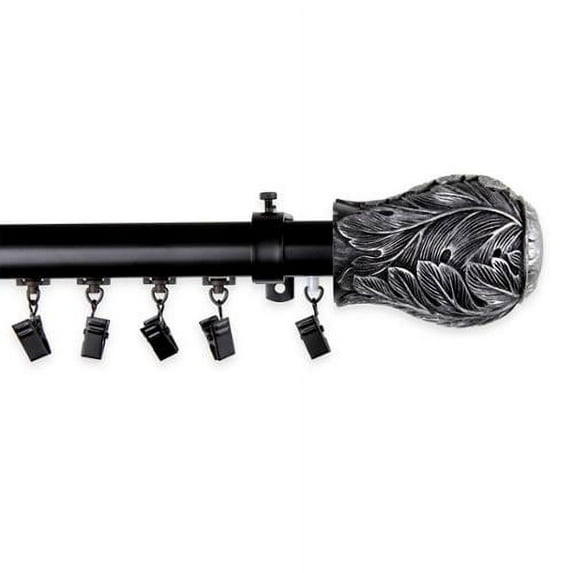 InStyleDesign Frond Cordless Traverse Curtain Rod 48 to 86 inch