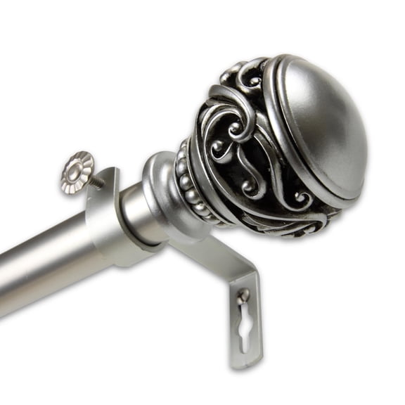 InStyleDesign  Leah 1 inch Diameter Adjustable Curtain Rod