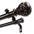 thumbnail image 1 of InStyleDesign  Leah 1 inch Diameter Adjustable Double Curtain Rod, 1 of 4