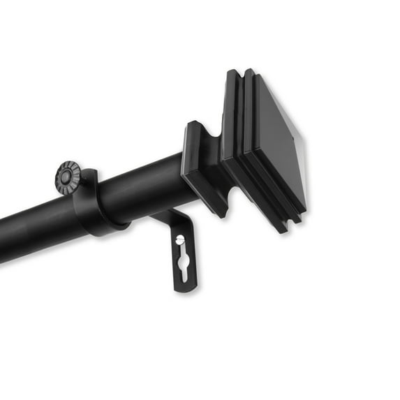 InStyleDesign Mantle 1 inch Diameter Adjustable Curtain Rod