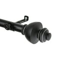 thumbnail image 1 of InStyleDesign  Monarch Adjustable Black Curtain Rod Set 48 to 84 inch, 1 of 3