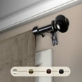 thumbnail image 1 of InStyleDesign  Monroe Adjustable Curtain Rod Black 48-84 inch, 1 of 5
