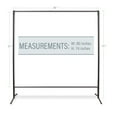 thumbnail image 1 of InStyleDesign  Multi-Purpose Portable Rod Stand 74" tall, 80" wide - 74' x 80', 1 of 5