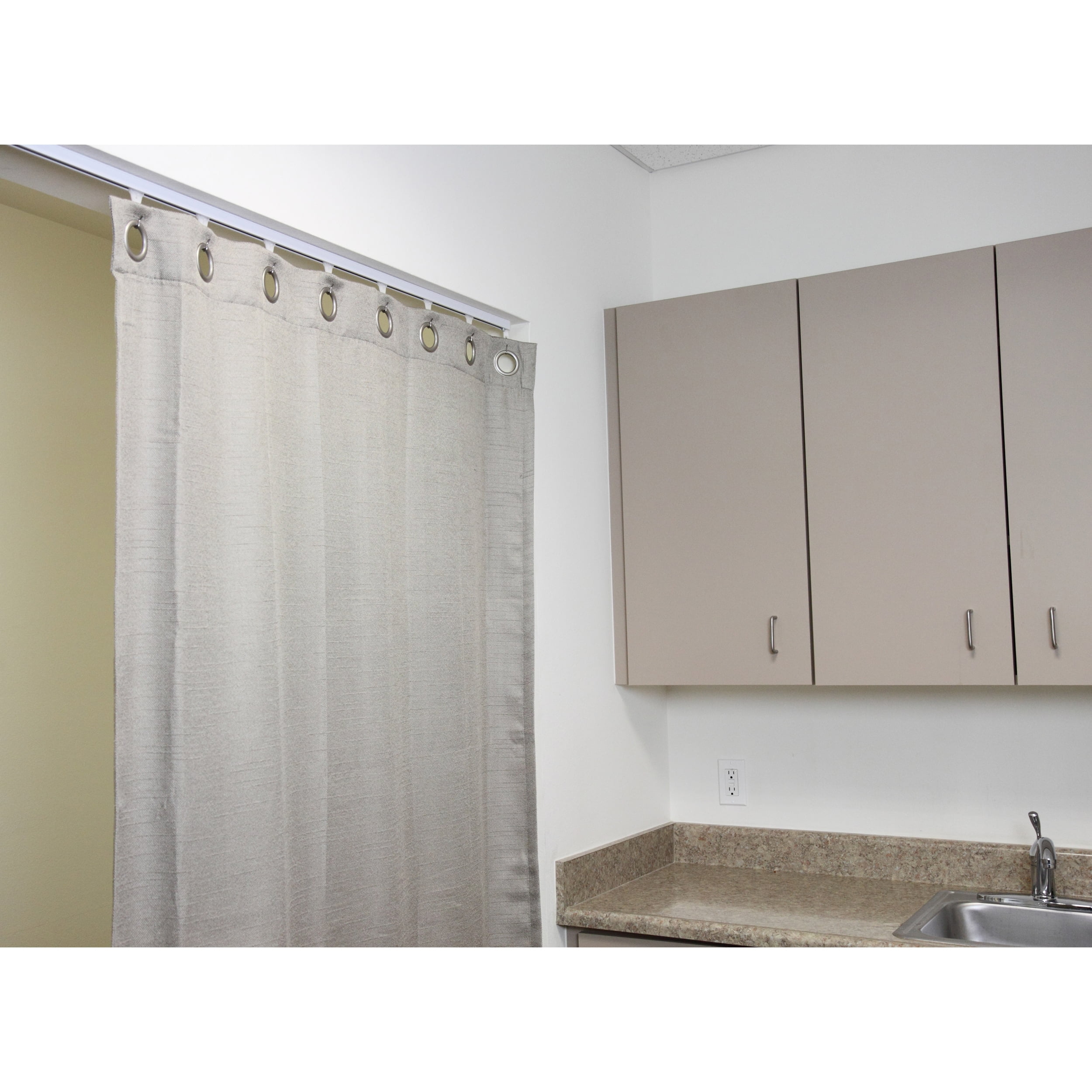 Multi Purpose Roon Divider InStyleDesign Multi-Purpose Room Divider Track Kit (up to 36ft) 36ft ...