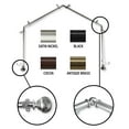 thumbnail image 1 of InStyleDesign  Nadine 4-Sided Bay Window Curtain Rod satin nickel Satin, Nickel Finish, Silver Finish, 1 of 4