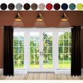 thumbnail image 1 of InStyleDesign  Premium Extra Wide Heavyweight Curtain (1 Panel) Chocolate 120w x 108h 108 Inches, 1 of 5