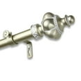 thumbnail image 1 of InStyleDesign  Revel 1 inch Diameter Adjustable Curtain Rod Light gold 120 to 170 inches Gold Finish, 1 of 5