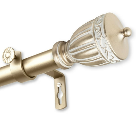 InStyleDesign Risler 1 inch Diameter Adjustable Curtain Rod