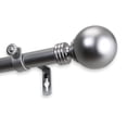 thumbnail image 1 of InStyleDesign  Sphere 1 Inch Diameter Adjustable Curtain Rod - Satin Nickel 28 to 48 inches, 1 of 1