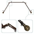 thumbnail image 1 of InStyleDesign  Stella 13/16" Bay Window  Curtain Rod - 20-36 inches, 38-72 inches Cocoa Satin, Nickel Finish, Brown Finish, 1 of 4